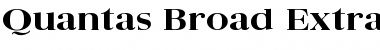 Quantas Broad Extrabold Regular Font