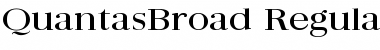 QuantasBroad Regular Font