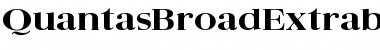 QuantasBroadExtrabold Font