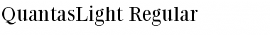 QuantasLight Regular Font