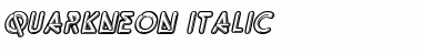 QuarkNeon Italic Font