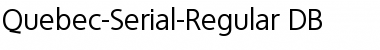 Quebec-Serial DB Regular Font