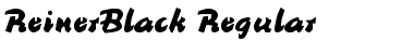 ReinerBlack Regular Font