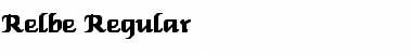 Download Relbe Font Download Relbe Font
