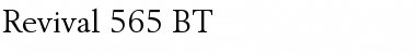 Download Revival565 BT Font