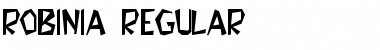 Download ROBINIA Font Download ROBINIA Font