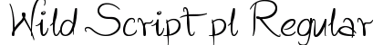 Wild Script pl Regular preview