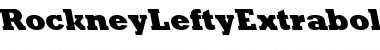 RockneyLeftyExtrabold Font