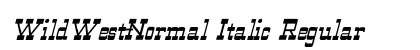 WildWest-Normal Italic Regular preview