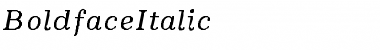 Download BoldfaceItalic- Font