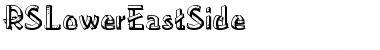 RSLowerEastSide Regular Font