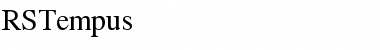 Download RSTempus Font Download RSTempus Font
