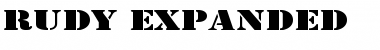 Download Rudy Expanded Font Download Rudy Expanded Font