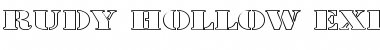 Download Rudy Hollow Expanded Font Download Rudy Hollow Expanded Font