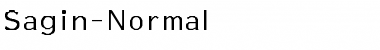 Sagin-Normal Regular Font