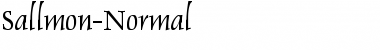 Sallmon-Normal Regular Font