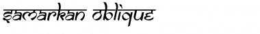 Samarkan Font