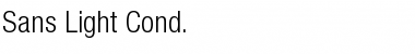 Download Sans Light Cond. Font Download Sans Light Cond. Font