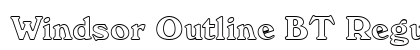 Windsor Outline BT Regular preview