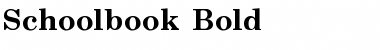 Schoolbook Font