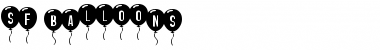 SF Balloons Font