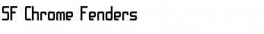 SF Chrome Fenders Regular Font