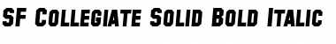 Download SF Collegiate Solid Font