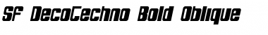 SF DecoTechno Font