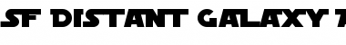 SF Distant Galaxy Alternate Font