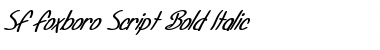 SF Foxboro Script Font