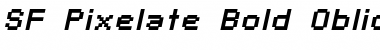 SF Pixelate Font