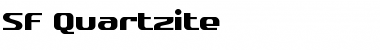 SF Quartzite Regular Font SF Quartzite Regular Font
