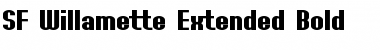 SF Willamette Extended Bold Font SF Willamette Extended Bold Font