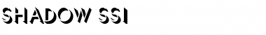 Shadow SSi Font