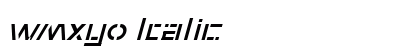 wmxyo Italic preview