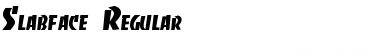 Slabface Regular Font