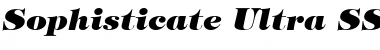 Sophisticate Ultra SSi Black Italic Font