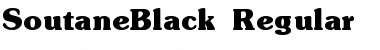 SoutaneBlack Font