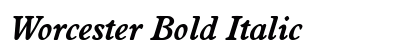 Worcester Bold Italic preview