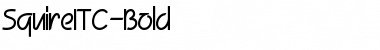 Squire Bold Font