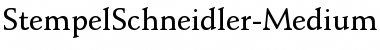 StempelSchneidler-Medium Regular Font