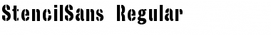 StencilSans normal Font