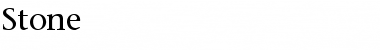 Stone Regular Font
