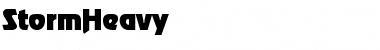 Download StormHeavy Font Download StormHeavy Font