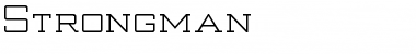 Strongman Regular Font Strongman Regular Font