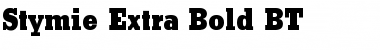 Stymie Extra Bold Font Stymie Extra Bold Font
