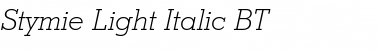 Stymie Light Italic Font