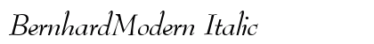 BernhardModern Italic Preview