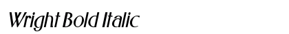 Wright Bold Italic preview
