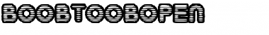 BoobToobOpen Font